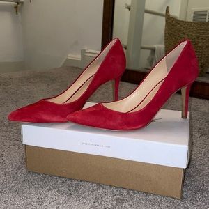 Jessica Simpson Red Suede Heels
